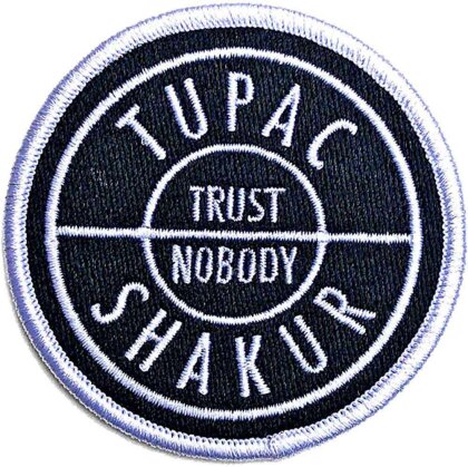 Tupac Standard Woven Patch - Trust