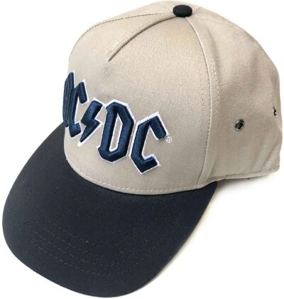 AC/DC Unisex Snapback Cap - Navy Logo