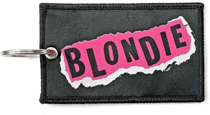 Blondie Keychain - Punk Logo (Double Sided)
