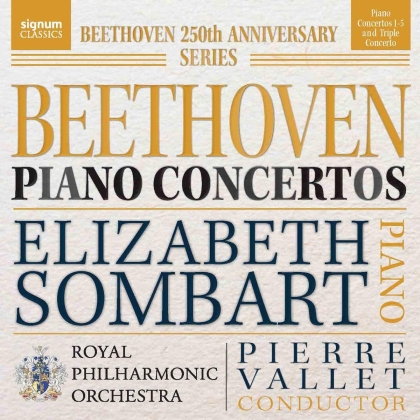 Elizabeth Sombart & Ludwig van Beethoven (1770-1827) - Piano Concertos (3 CDs)