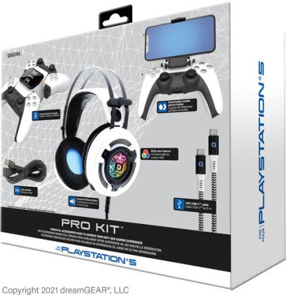 Bionik Pro Kit For PS5 White