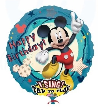 Ballon HAPPY BIRTHDAY mit Mickey Mouse - 71cm