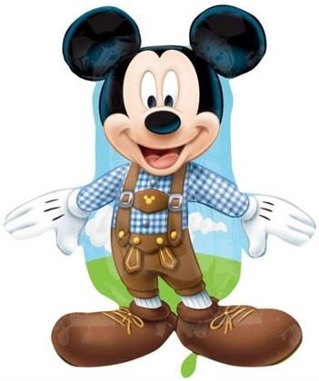 Mickey Mouse in Lederhosen - Folienballon