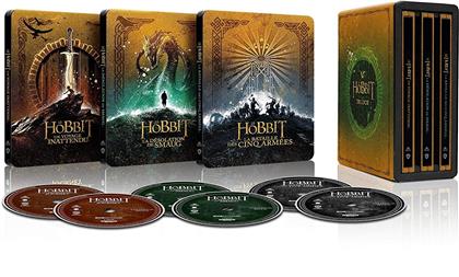 Le Hobbit - La Trilogie (Kinoversion, Limited Edition, Langfassung, Steelbook, 6 4K Ultra HDs)