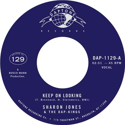 Sharon Jones & The Dap Kings - Keep On Looking / Natural Born Lover (Instrumental) (7" Single)