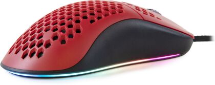 Arozzi Favo Ultra Light Gaming Mouse - black/red