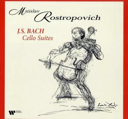 Mstislav Rostropovich & Johann Sebastian Bach (1685-1750) - Cello Suites (4 LPs)
