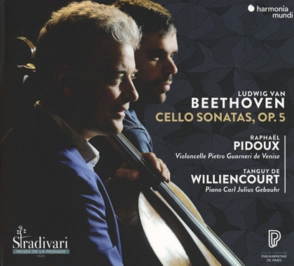 Raphael Pidoux & Ludwig van Beethoven (1770-1827) - Cello Sonatas Op 5