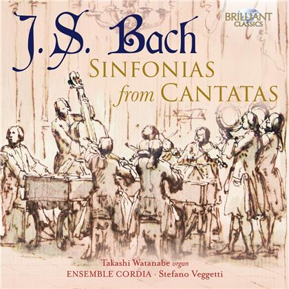 Takashi Watanabe, Ensemble Cordia, Stefano Veggetti & Johann Sebastian Bach (1685-1750) - Sinfonias From Cant