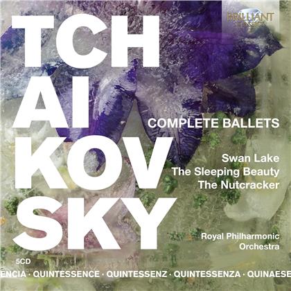 Peter Iljitsch Tschaikowsky (1840-1893) & The Royal Philharmonic Orchestra - Complete Ballets - Swanlake, The Sleeping Beauty, The Nutcracker (5 CDs)