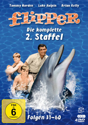 Flipper - Staffel 2 (Fernsehjuwelen, Schuber, 4 DVDs)