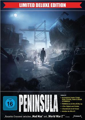 Peninsula (2020) (Digipack, Schuber, Limited Deluxe Edition, 4K Ultra HD + 3 Blu-rays)