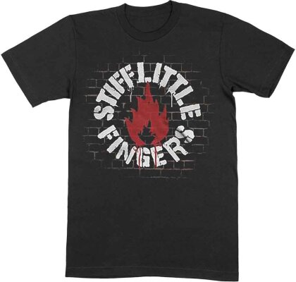 Stiff Little Fingers Unisex T-Shirt - Wall