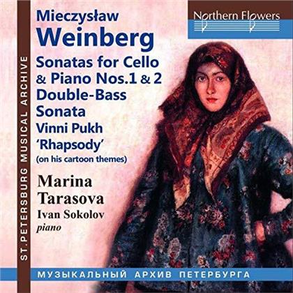 Mieczyslaw Weinberg (1919-1996), Marina Tarasova & Ivan Sokolov - Sonatas For Violoncello & Piano 1 & 2