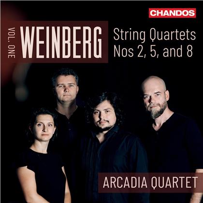 Arcadia Quartet & Mieczyslaw Weinberg (1919-1996) - String Quartets 1 - Nos. 2, 5 & 8