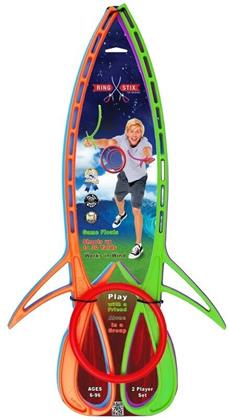 RingStix Lite® - Wurfspiel (4 Stix, 1 roter Ring)