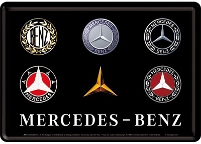 Mercedes-Benz Evolution Blechkarte