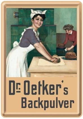 Dr. Oetker's Packpulver Blechkarte