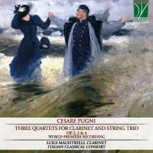 Luigi Magistrelli & Cesare Pugni (1802-1870) - Three Quartets For Clarinet And