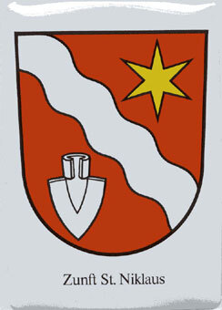 Zunft St. Niklaus gegr. 1933 - Blechpostkarte