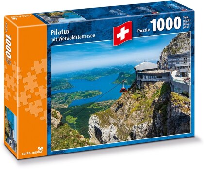 Pilatus mit Vierwaldstättersee - 1000 Teile Puzzle