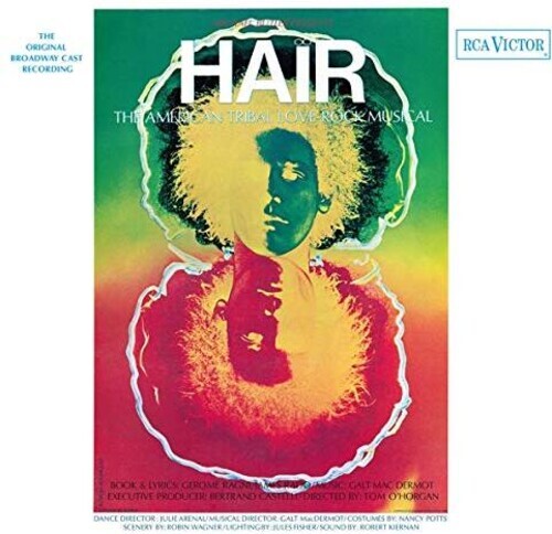 Hair - OCR (2021 Reissue, Music On Vinyl, Limited, Orange/Yellow/Green Vinyl, LP)