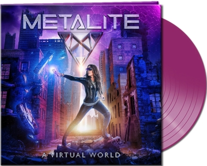 Metalite - A Virtual World (Clear Purple Vinyl, LP)