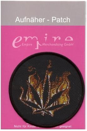 Cannabis: Smoking Leaf - Aufnäher
