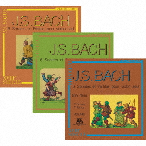 Johann Sebastian Bach (1685-1750) & Devy Erlih - Sonatas And Partitas For Solo Violin (2020 Remastered, Limited, Japan Edition, 3 CDs)