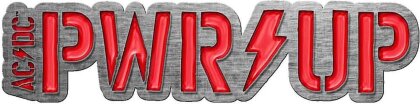 AC/DC Pin Badge - PWR-UP (Enamel In-Fill)