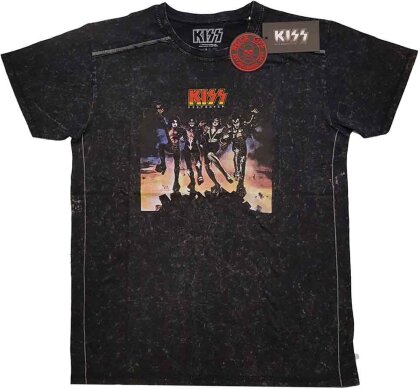 KISS Unisex T-Shirt - Destroyer (Black) (Wash Collection)