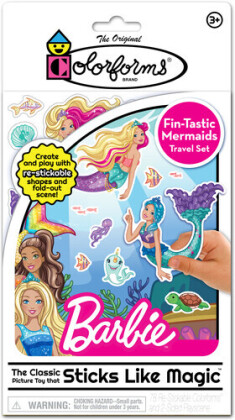 Colorforms Barbie Fin-Tastic Mermaids Travel Play