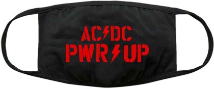 AC/DC: PWR-UP Logo - Face Mask