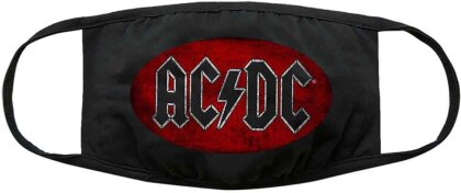 AC/DC: Oval Logo Vintage - Face Mask