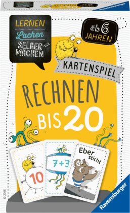 Ravensburger 80349 - Lernen Lachen Selbermachen: Rechnen bis 20, Kinderspiel für 1-5 Spieler, Lernspiel ab 6 Jahren, Mathematik