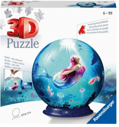Bezaubernde Meerjungfrauen - 72 Teile 3D Puzzle Ball