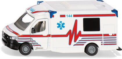 Mercedes-Benz Ambulance 144 - Siku Schweiz, Metall,