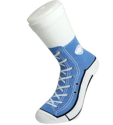 Sneaker Socken blau - Einheitsgrösse 37-45