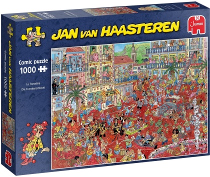 Jan van Haasteren: La Tomatina - 1000 Teile Puzzle