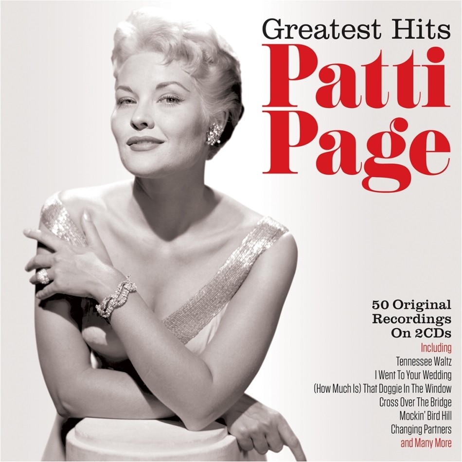 Patti Page - Greatest Hits 2021 Reissue, Not Now, 2 CD