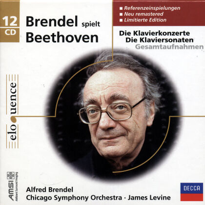 James Levine, Alfred Brendel & Chicago Symphony Orchestra - Brendel Spielt Beethoven - Die Klaviersonaten, Die Klaviekonzerte (12 CDs)