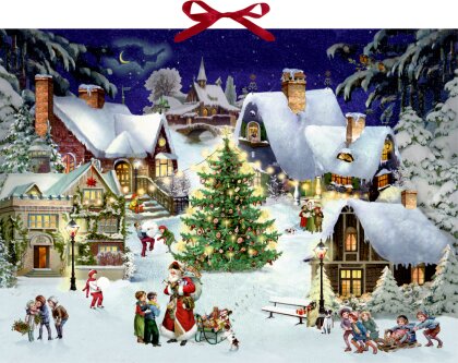 Weihnachten im Dorf - Wandkalender