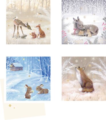 Mini-Adventskalender-Sortiment - Winterzauber