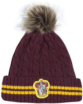 Harry Potter Gryffindor Mütze mit Bommel