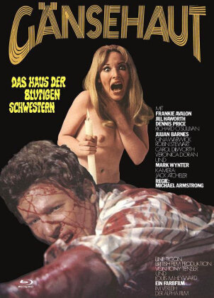 Gänsehaut - Das Haus der blutigen Schwestern (1969) (Cover B, Eurocult Collection, Limited Edition, Mediabook, Uncut, Blu-ray + DVD)