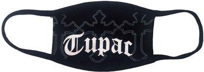 Tupac: Logo & Crosses - Face Mask