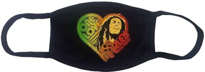 Bob Marley: One Love Heart - Face Mask
