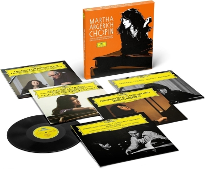 Frédéric Chopin (1810-1849), Claudio Abbado, Martha Argerich & The London Symphony Orchestra - Sämtliche Chopin Solo- und Konzertaufnahmen (Limited, 5 LPs)