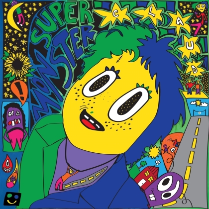 Claud (Claud Mintz) - Super Monster (Édition Limitée, ltd. green / blue split vinyl, LP)