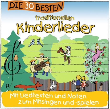 S. Sommerland, K. Gluck & Die Kita-Frösche - Die 30 Besten Traditionellen Kinderlieder